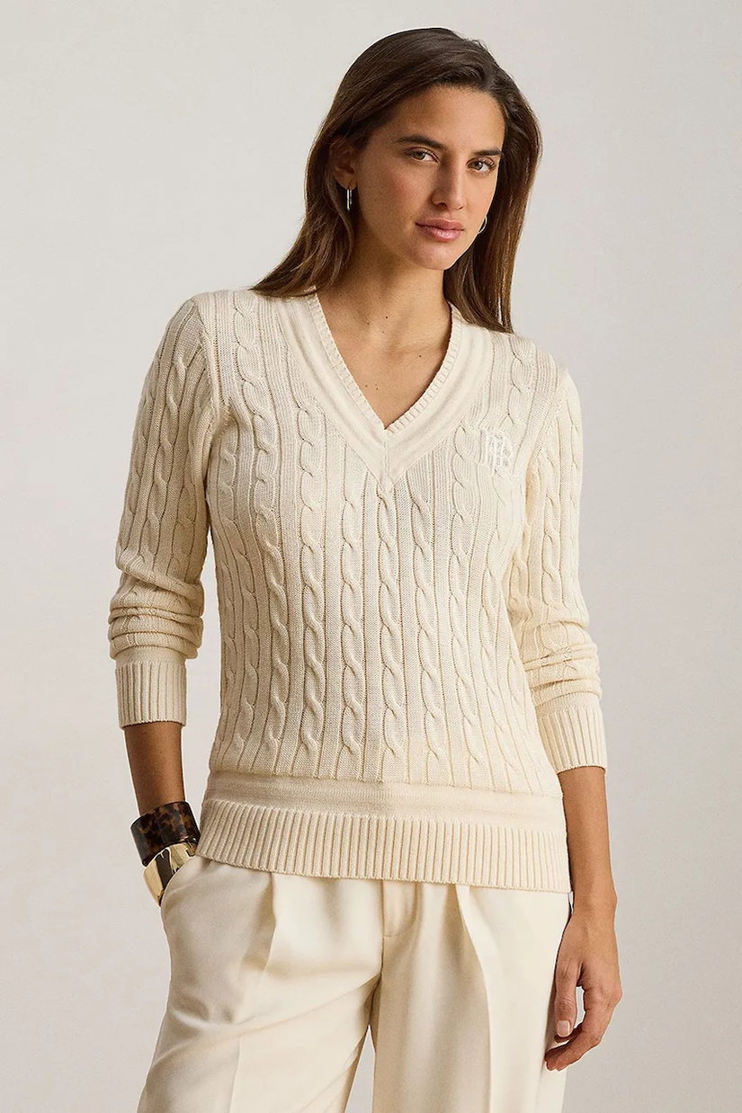 Lauren Ralph Lauren pulover pentru femei cu bumbac