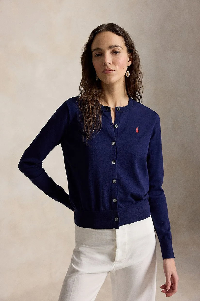Polo Ralph Lauren cardigan pentru femei, cu bumbac