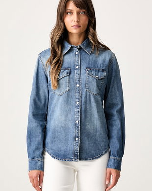 Tommy Jeans cămașă pentru femei din denim