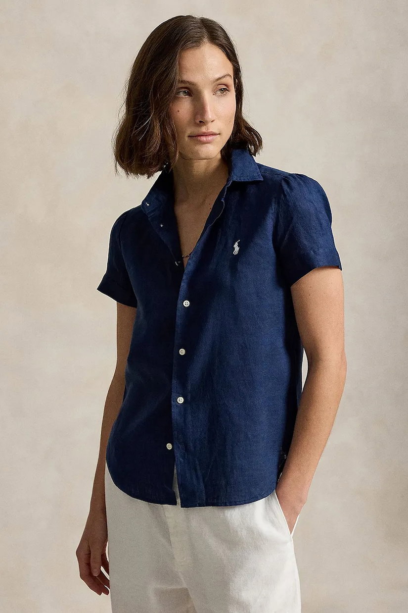 Polo Ralph Lauren cămașă pentru femei, din in