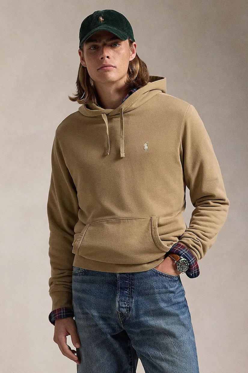 Polo Ralph Lauren hanorac cu glugă bărbătesc din bumbac