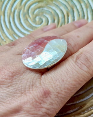 Inel sidef natural paua