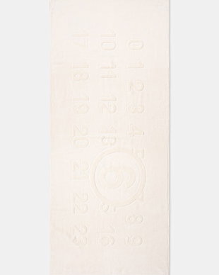 MM6 Maison Margiela Prosop de plajă din bumbac