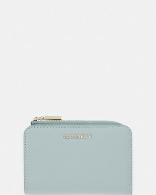 Coccinelle portofel din piele METALLIC SOFT