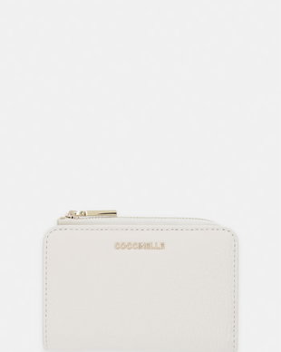 Coccinelle portofel din piele METALLIC SOFT