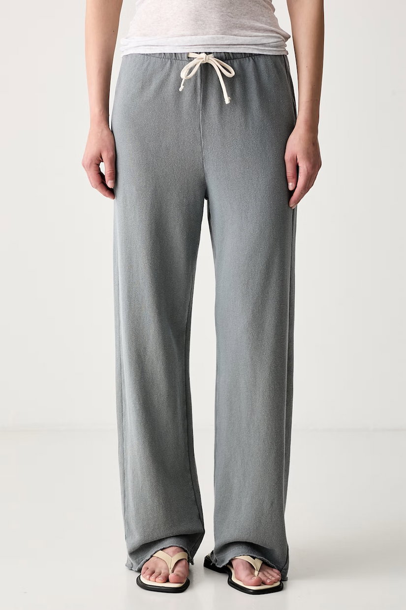 American Vintage pantaloni de trening pentru femei din bumbac