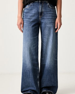 Tommy Jeans blugi wide leg pentru femei