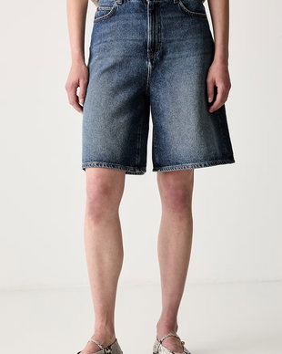 Weekend Max Mara pantaloni scurți pentru femei din denim WKDDONNOLA