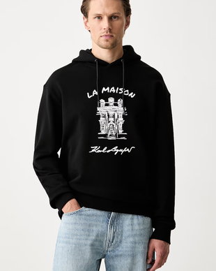 Karl Lagerfeld hanorac oversized pentru bărbați din bumbac