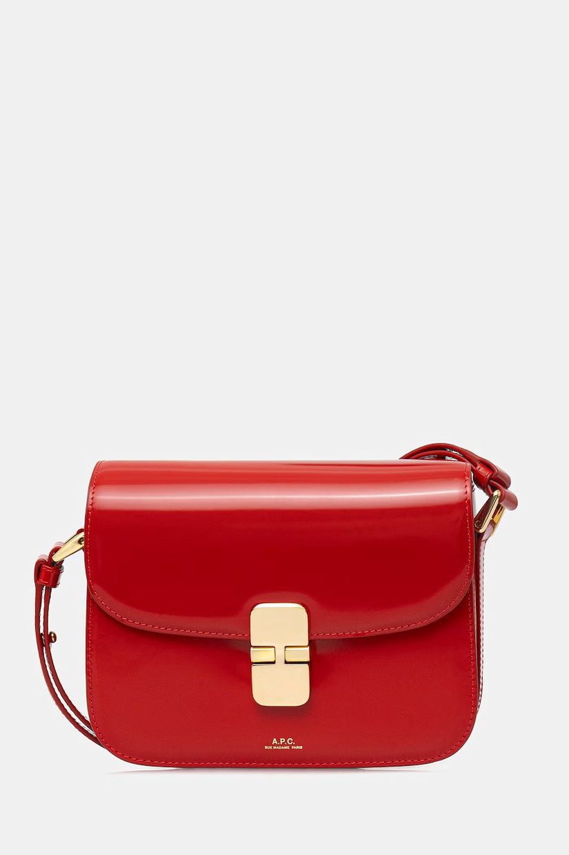 A.P.C. geantă pentru femei, din piele Sac Grace Small