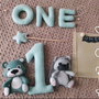 Set aniversar 1 an,culoare bleo