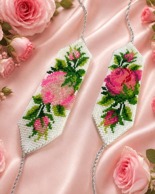 Bratara lata traditionala Pink Rose