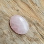 Cabochon cuart roz, 30x22 mm
