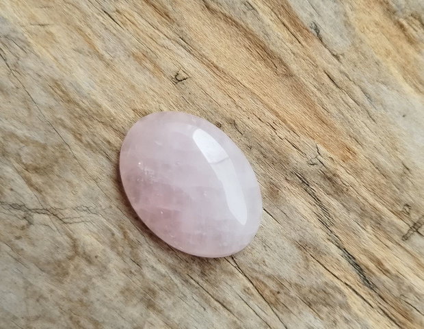 Cabochon cuart roz, 30x22 mm