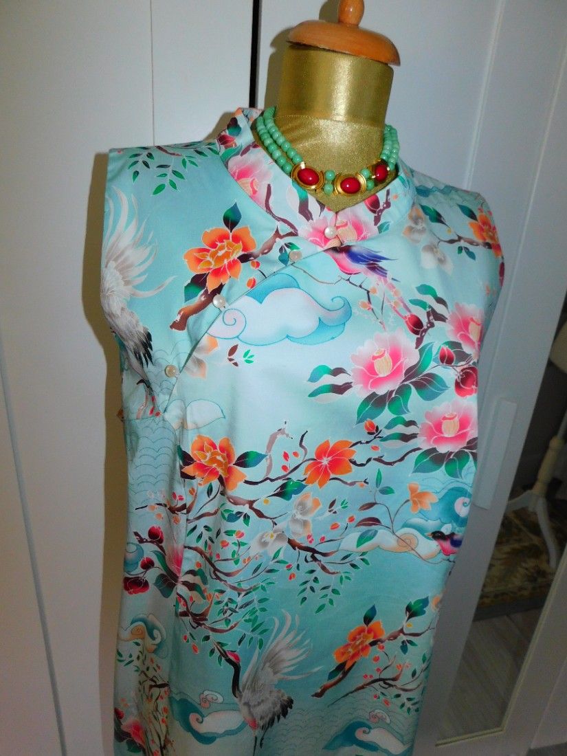 Rochie noua, spectaculoasa, masura 50 - 52, bumbac,