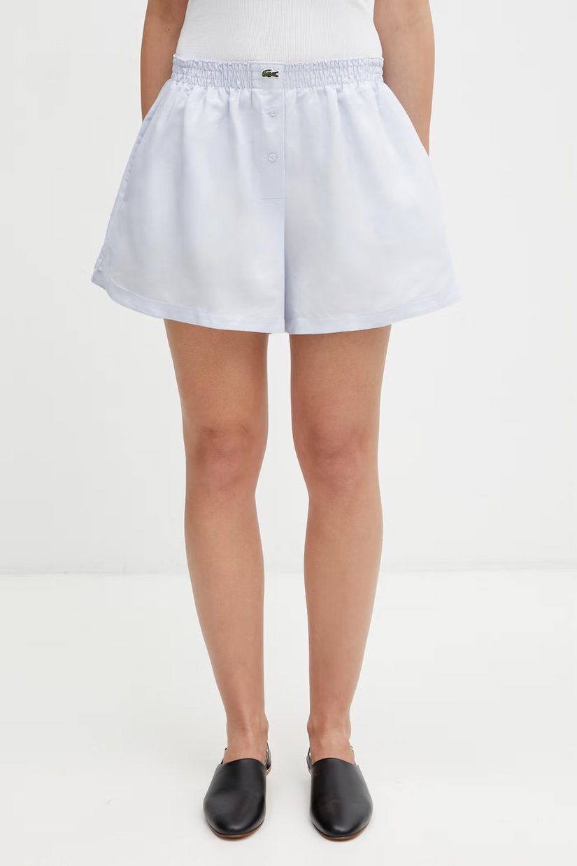 Lacoste pantaloni scurți pentru femei, cu in