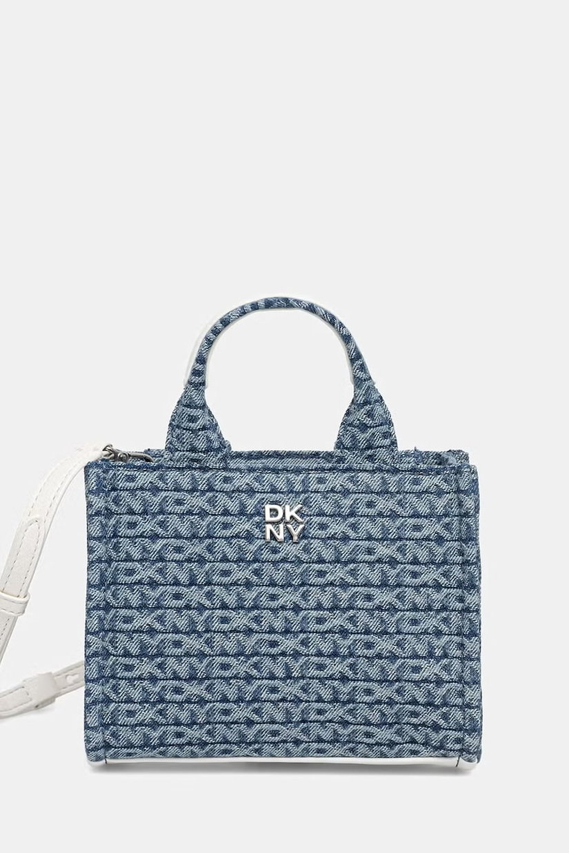 DKNY geantă crossbody pentru femei din denim