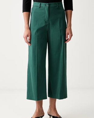 Weekend Max Mara pantaloni pentru femei cu bumbac WKDURIAL