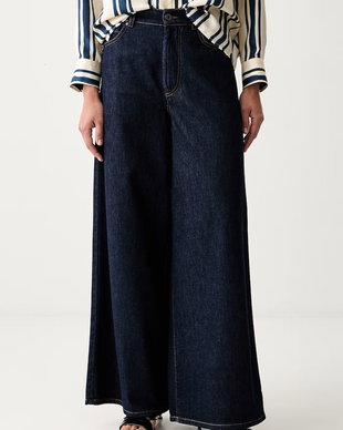 Weekend Max Mara blugi wide leg pentru femei WKDZATTERA
