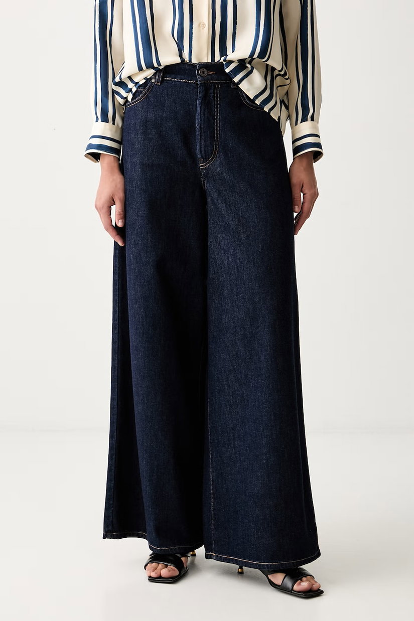 Weekend Max Mara blugi wide leg pentru femei WKDZATTERA
