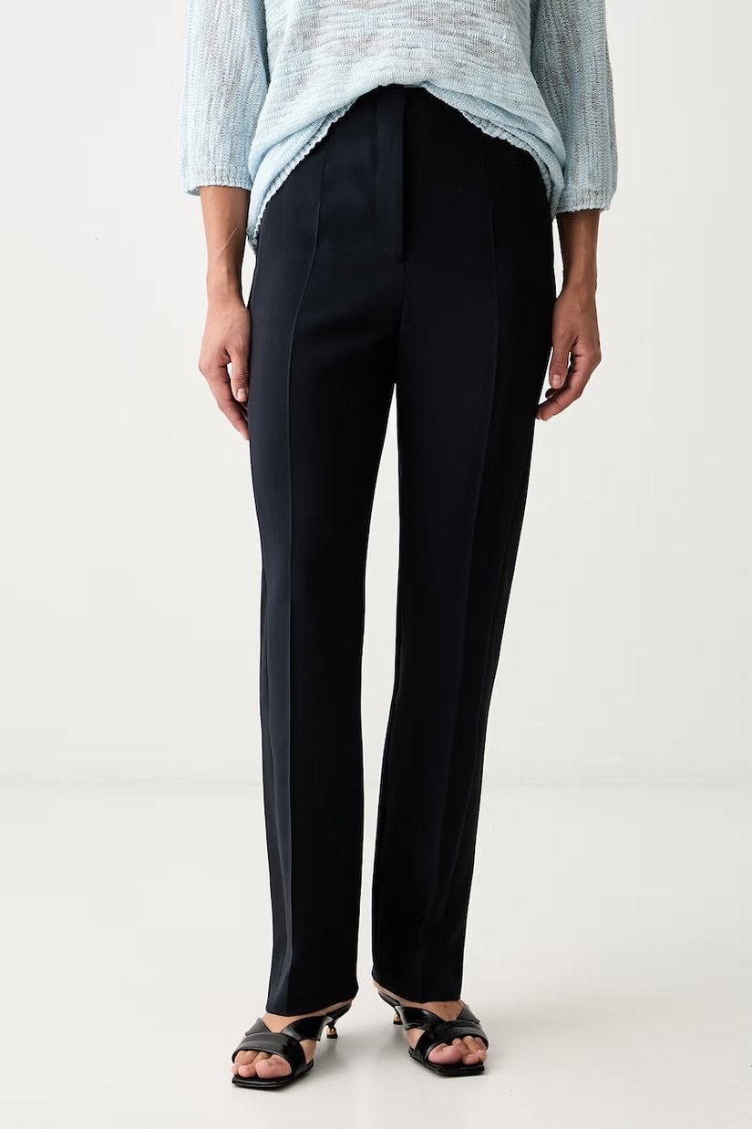 BOSS pantaloni de costum pentru femei cu acetat Tanjana2