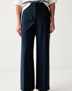 Weekend Max Mara pantaloni pentru femei din lână WKDVISIVO
