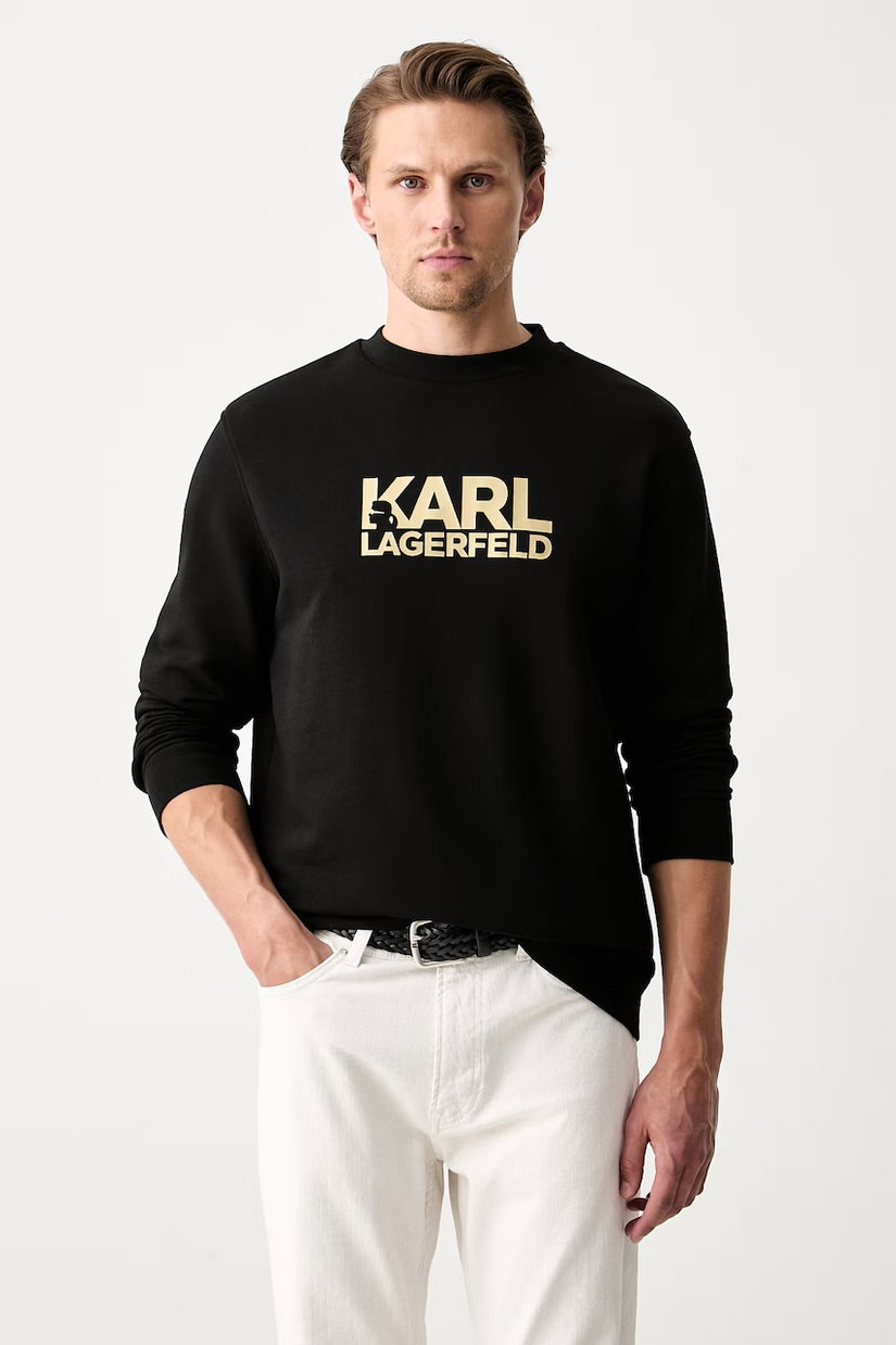 Karl Lagerfeld hanorac pentru bărbați din bumbac