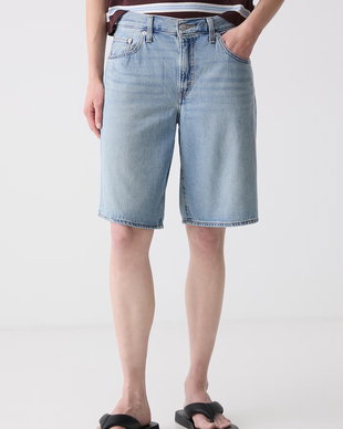 Levi's pantaloni scurți pentru femei din denim BAGGY DAD