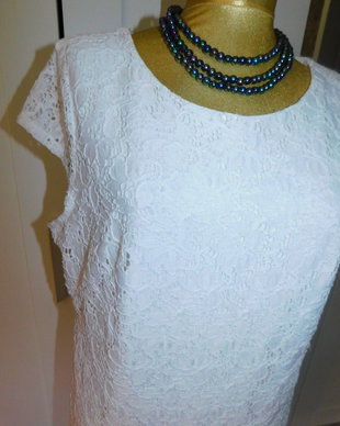 Rochie dantela  alba, Bexleys  nr 48