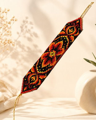 Bratara Flacăra Florală