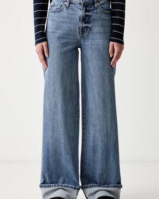 DKNY blugi wide leg pentru femei