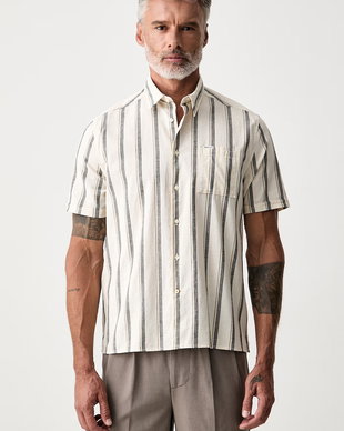 Barbour cămașă pentru bărbați cu amestec de in Barkend