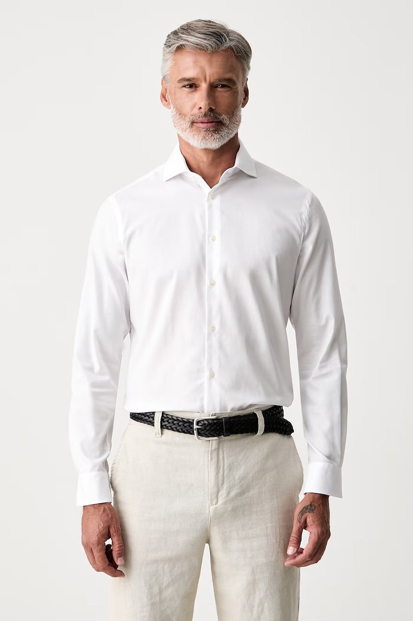 Tommy Hilfiger cămașă pentru bărbați din bumbac cu elastan