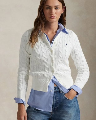 Polo Ralph Lauren cardigan femei din bumbac