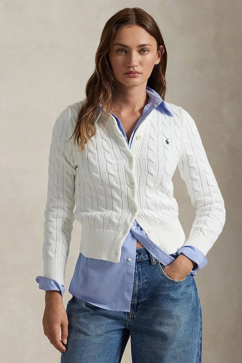 Polo Ralph Lauren cardigan femei din bumbac