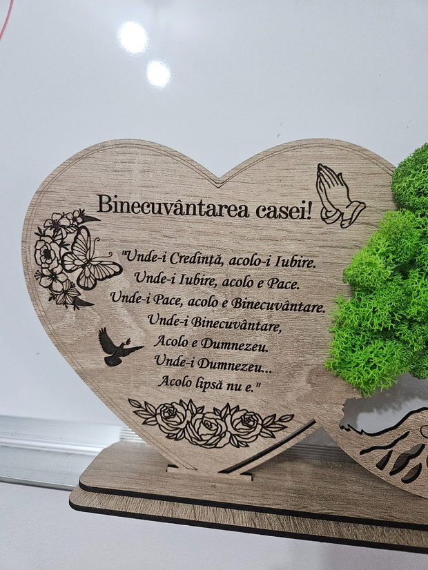 Binecuvantarea casei - copacul vietii cu licheni