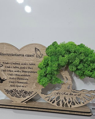 Binecuvantarea casei - copacul vietii cu licheni