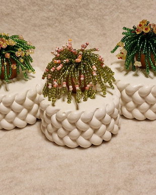 Plante decorative din mărgele de nisip - cu magnet
