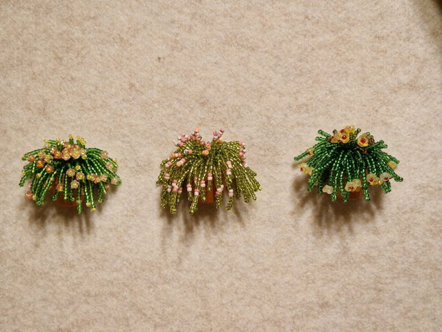 Plante decorative din mărgele de nisip - cu magnet