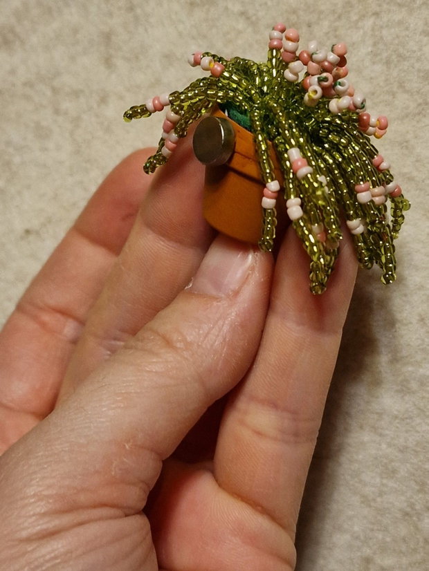 Plante decorative din mărgele de nisip - cu magnet