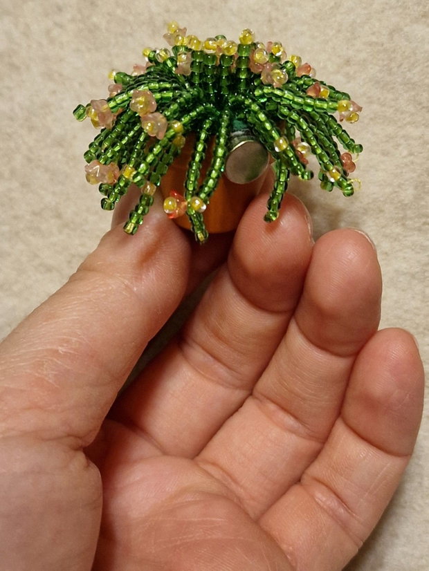 Plante decorative din mărgele de nisip - cu magnet