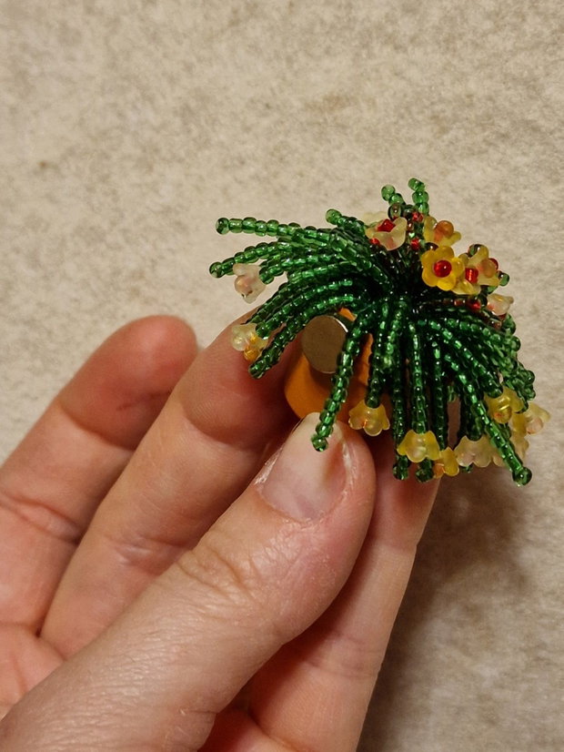 Plante decorative din mărgele de nisip - cu magnet
