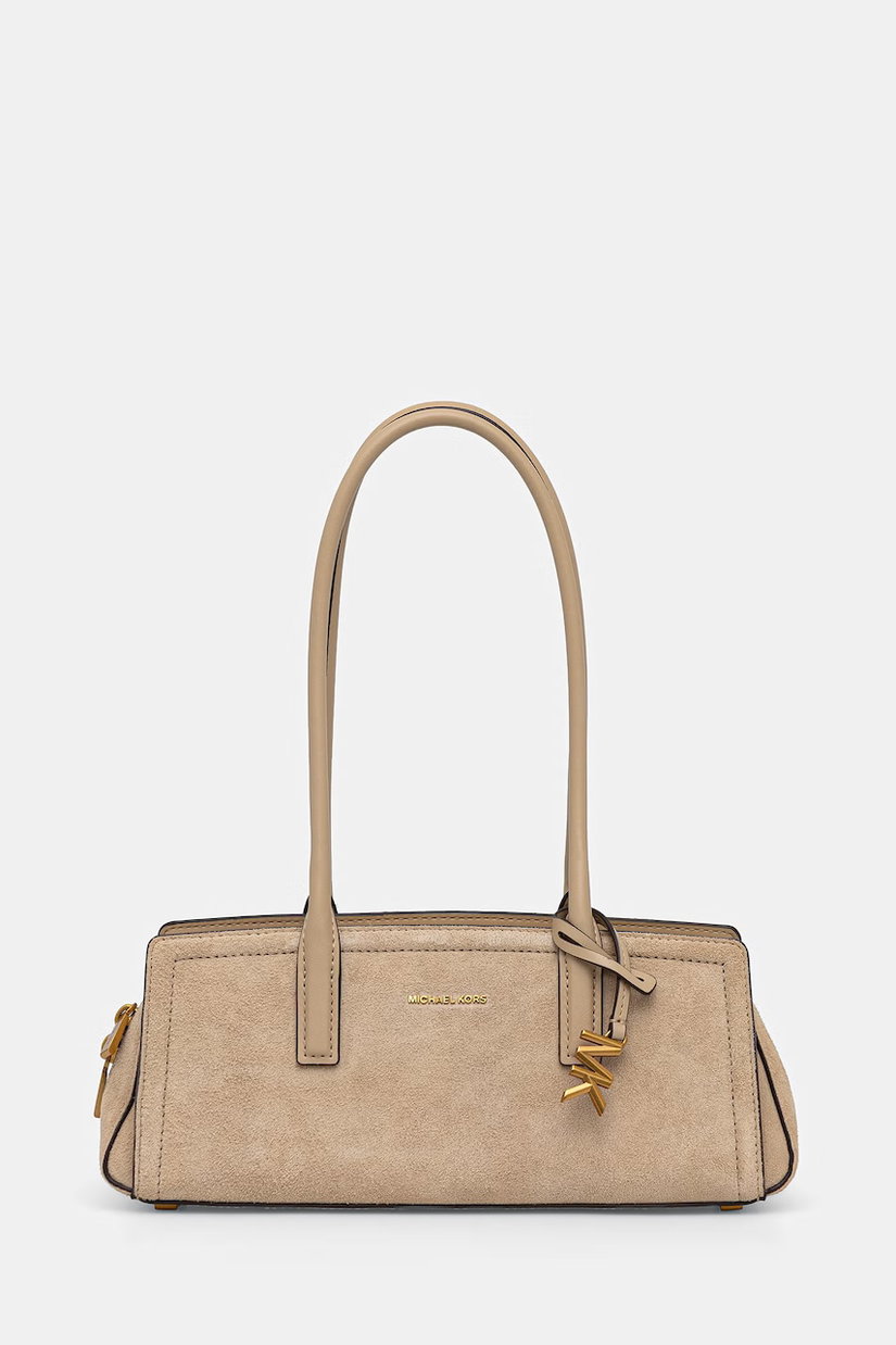MICHAEL Michael Kors geantă baguette pentru femei din piele întoarsă LAILA
