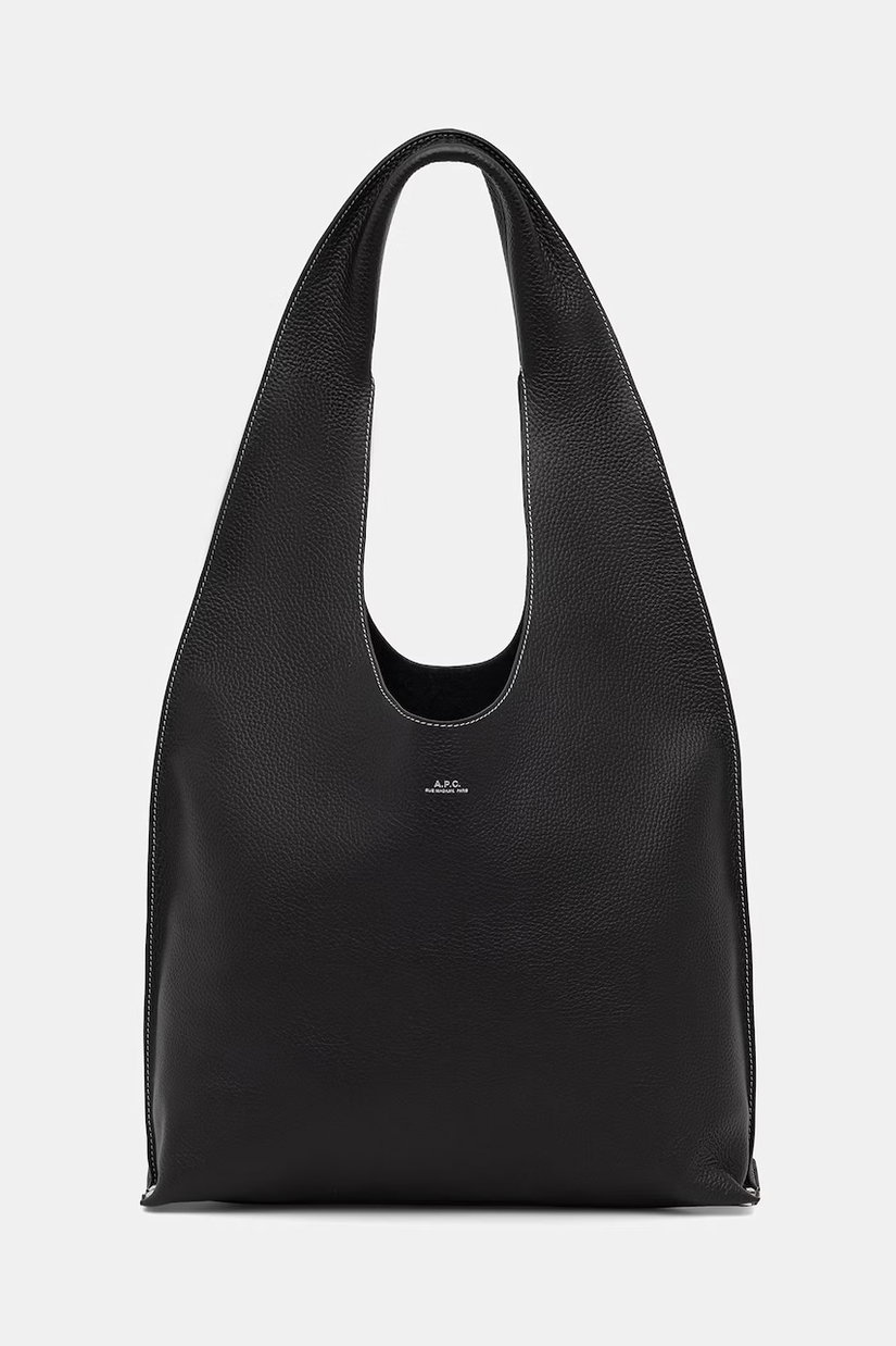 A.P.C. geantă tote pentru femei din piele le neige clou