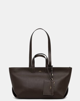 A.P.C. geantă shopper pentru femei din piele le drummer