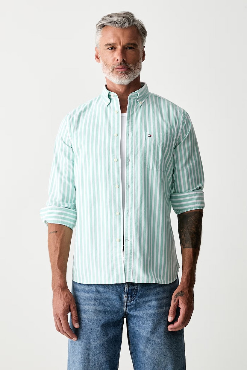 Tommy Hilfiger cămașă pentru bărbați din bumbac