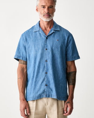 Tommy Hilfiger cămașă pentru bărbați cu bumbac