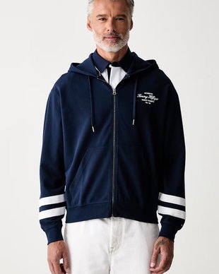 Tommy Hilfiger hanorac cu fermoar și glugă pentru bărbați