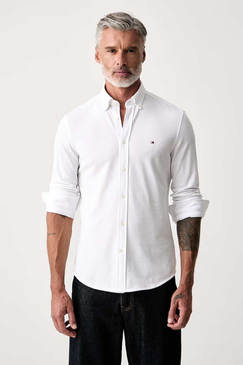 Tommy Hilfiger cămașă pentru bărbați din bumbac