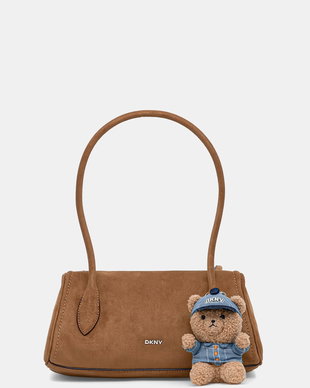 DKNY geantă pentru femei cu imitație de piele întoarsă